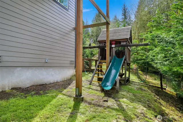 Play structure stays