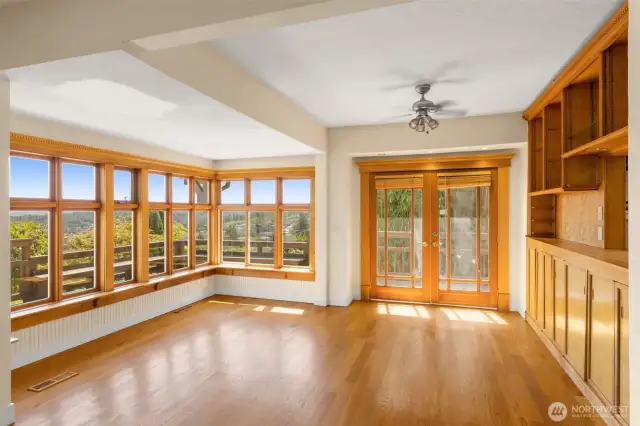 Enjoy the ever-changing backdrop that truly defines the space.