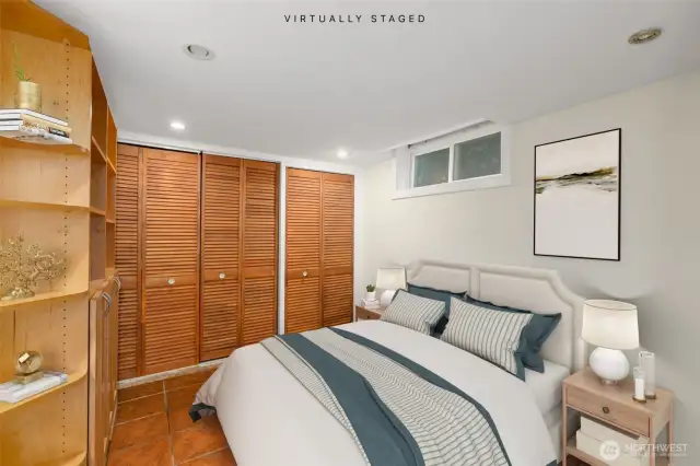 Third room on lower level. This image has been virtually staged.