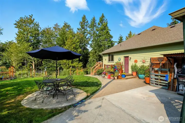 Back Patio Area