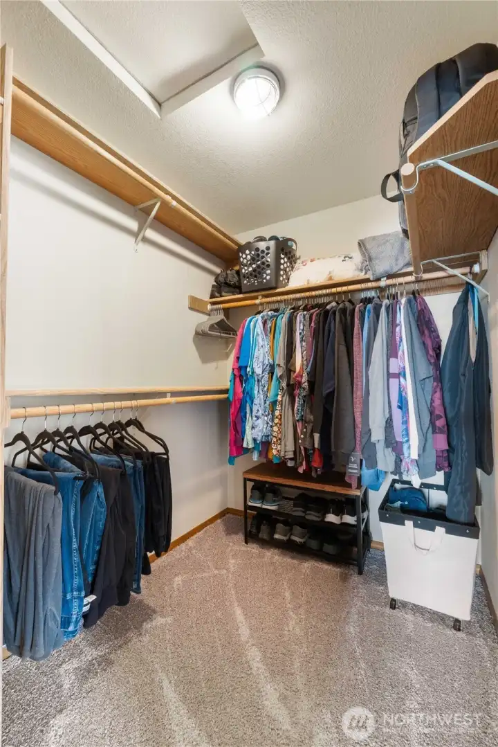 Primary Walk In Closet