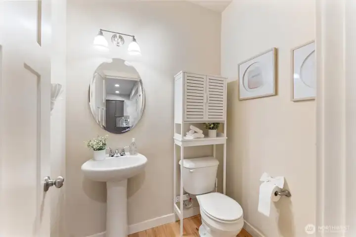 Half main floor bath.