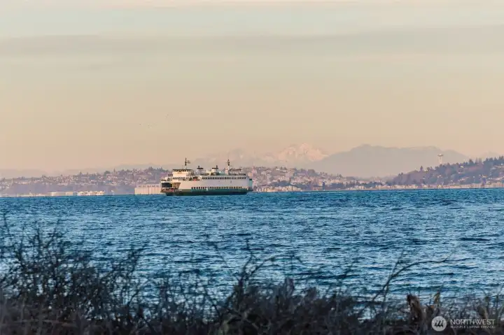 View from private beach
