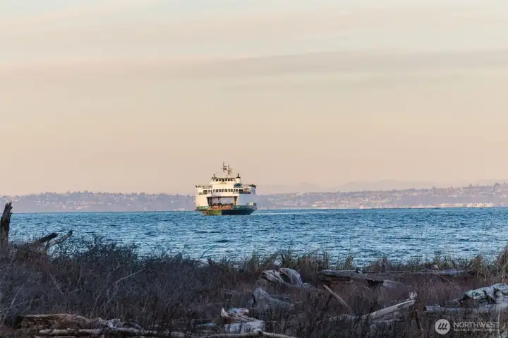 View from private beach