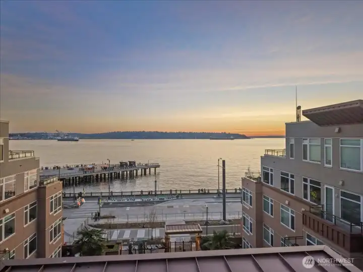 Residents of the Waterfront Landing get to enjoy the beautiful view from this amazing rooftop