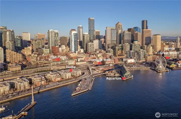 Convenient location nearby numerous seattle attractions