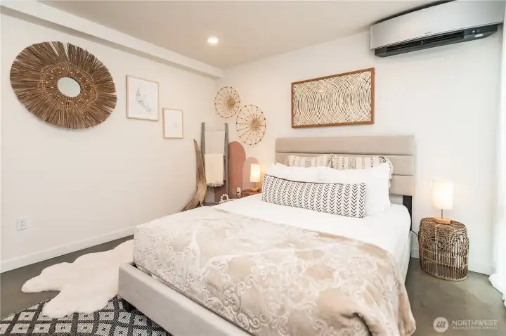 Notice the bedrooms have mini splits in each room for your comfort.