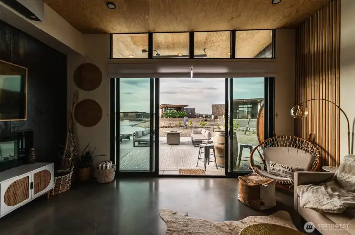 Beautiful view at all times in this exquisite home