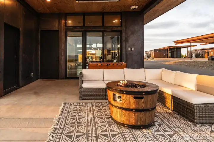 If you want more privacy you can spend time on the other outdoor area.