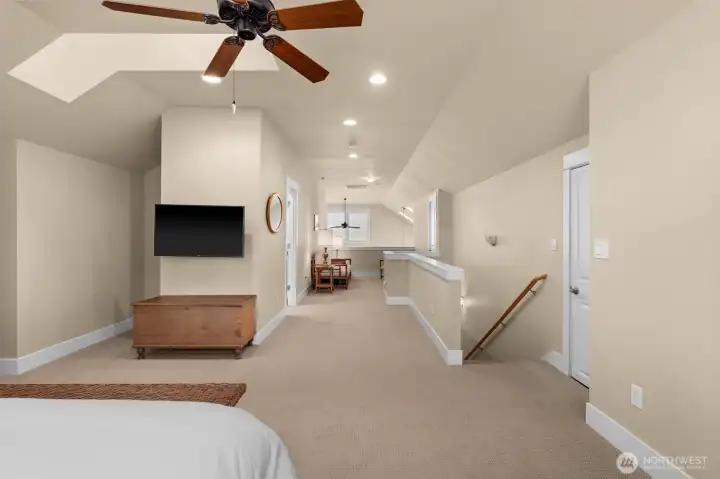 This is a wonderful flex space that can be used as a bedroom, entertainment area or guest suite