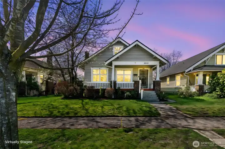 Lincoln International District of Tacoma. 3 bedroom 2 bath home with oversized 2 car garage.