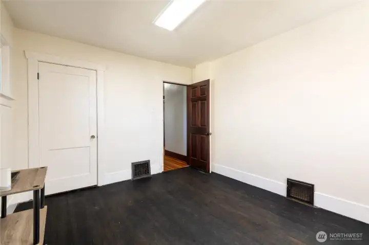 Same room as previous  virtually staged bedroom photo.(4 photos - same room)