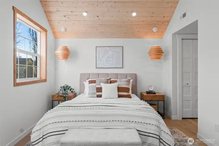 View of the gorgeous primary bedroom