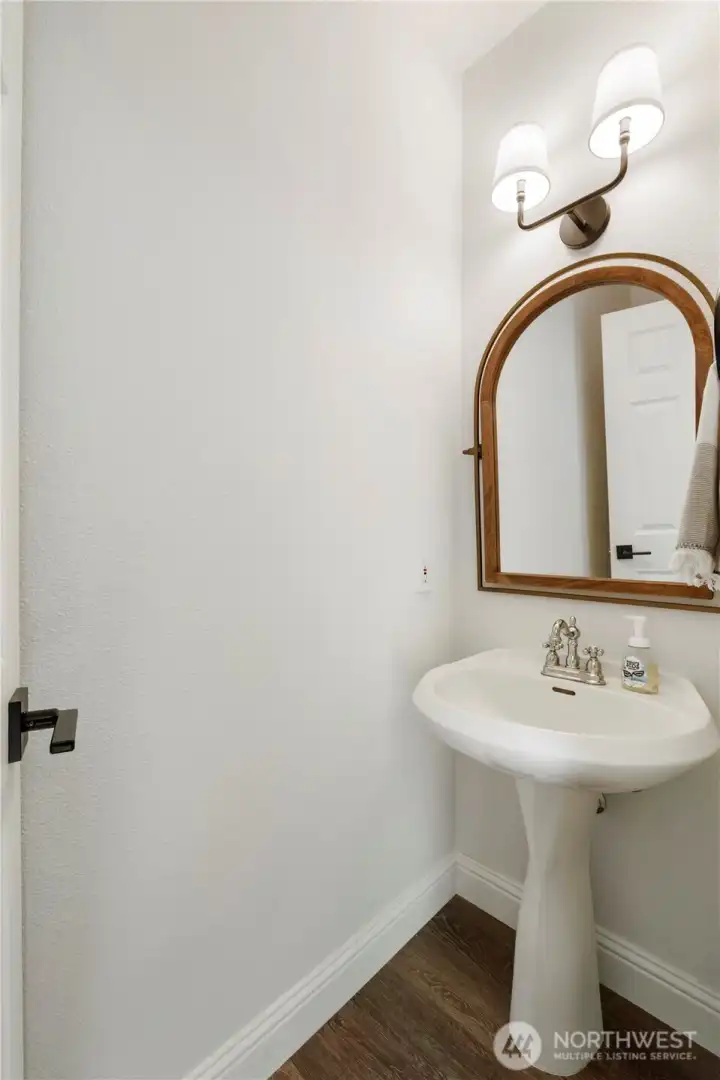 Main floor powder room