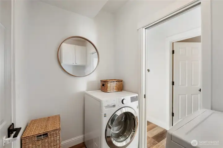 Main floor laundry room