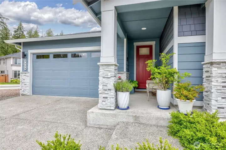 A warm and welcoming entrance!