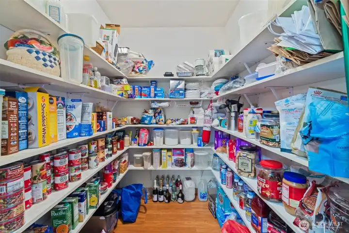 Large walk in pantry