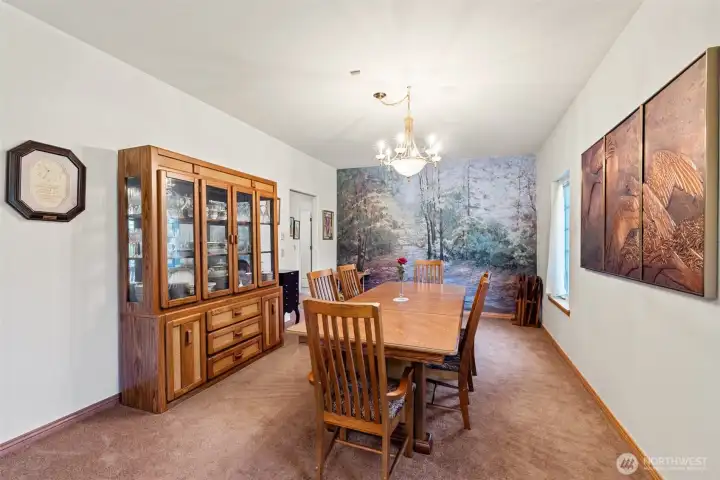Large formal dining room