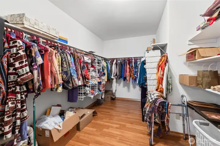 Huge walk in closet
