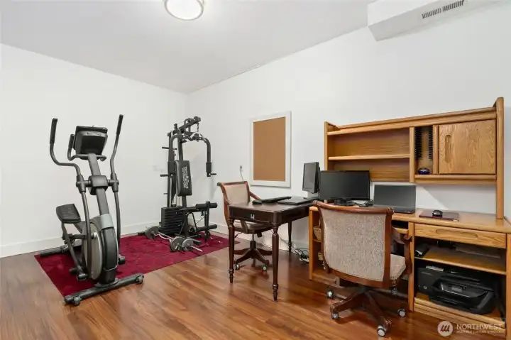 Office/excercise/studio rm downstairs