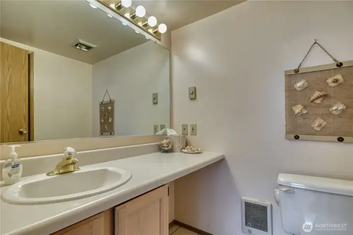 Downstairs half Bathroom