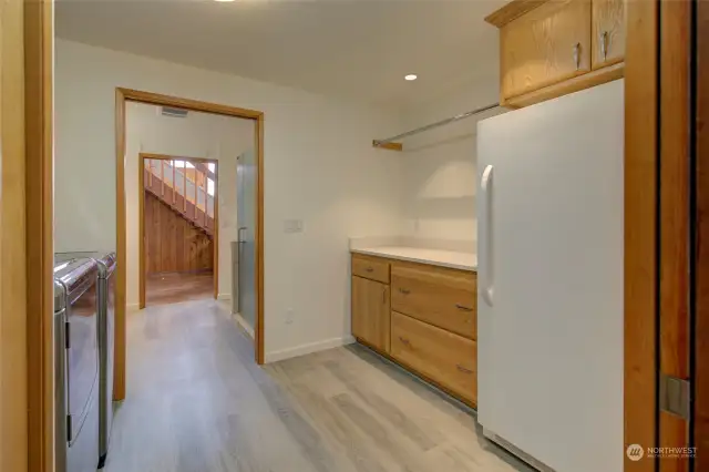 Large utility room just off the kitchen and garage.