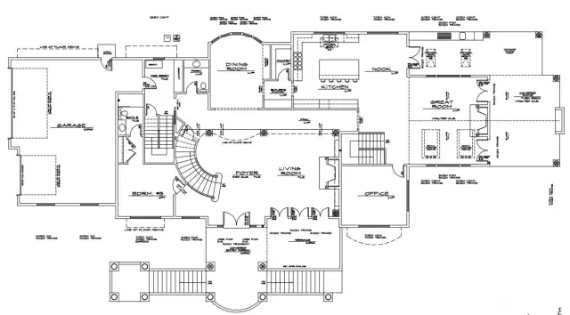 Main level floorplan.