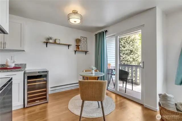 Charming dining area