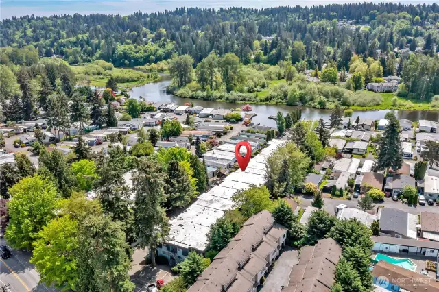 Aerial view of Condo Building