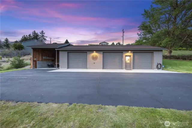 3 car garage