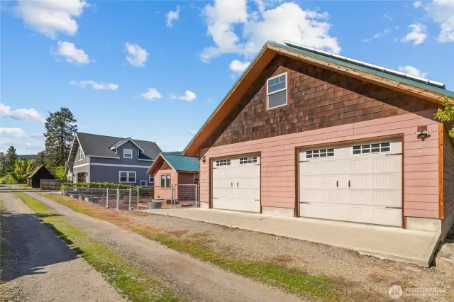 Two-car garage