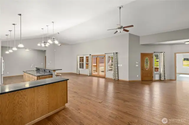 Great room and dining