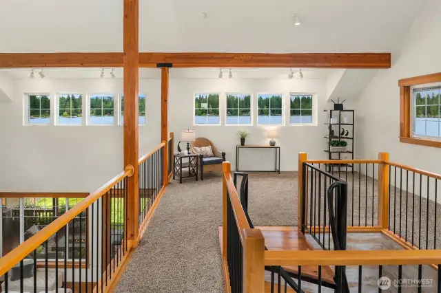 Loft overlooking the lake