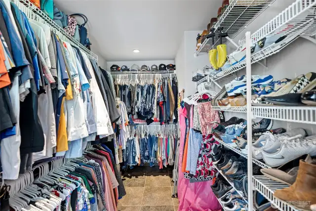 Enter the Laundry room from the garage