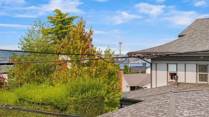 Enjoy watching the Space Needle light up on New Year's Eve from the comfortable place of your own balcony!
