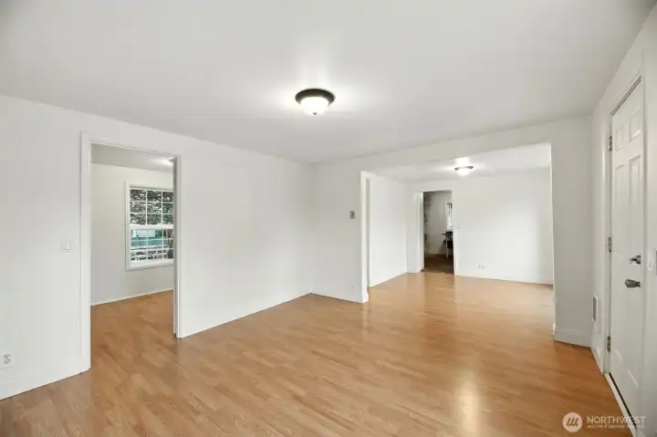Upstairs living area