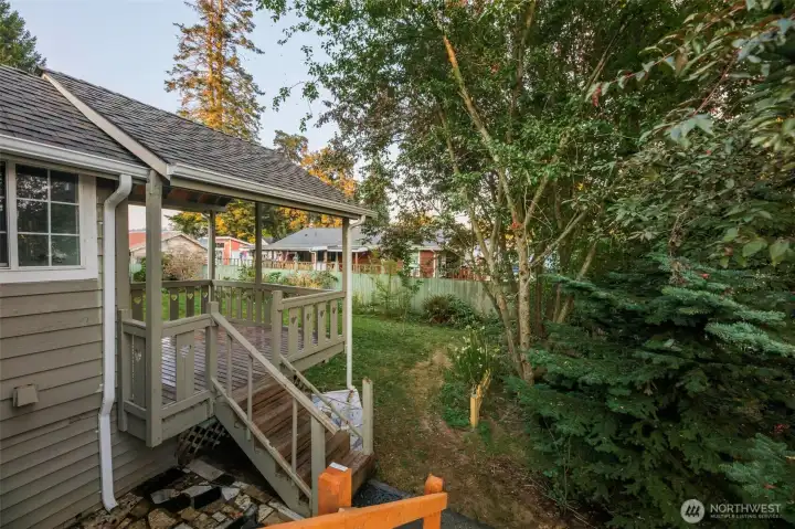 porch from deck
