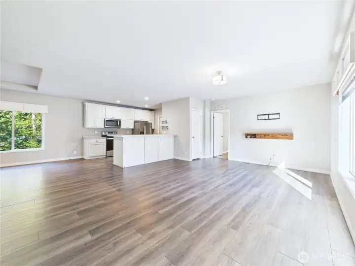 Open Concept Living room and Kitchen