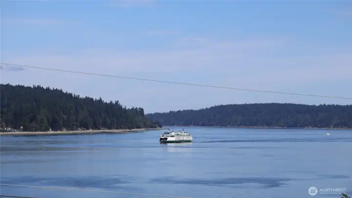 View of Mannette and Bainbridge Island from nearly every room!