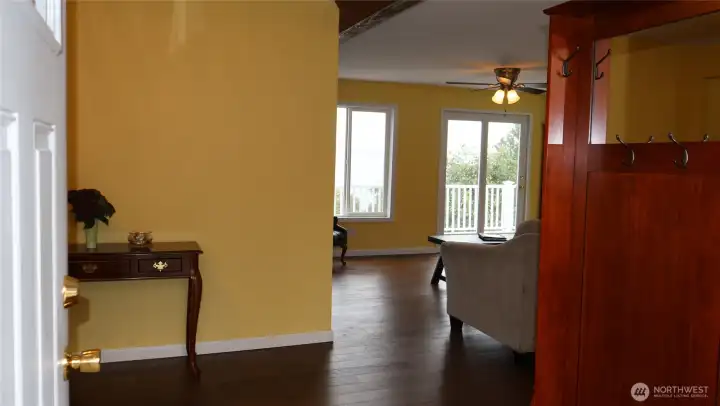 Walk into your grand foyer
