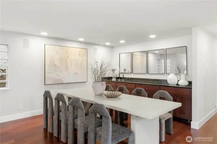 Formal Dining Space w/ Built-In Storage