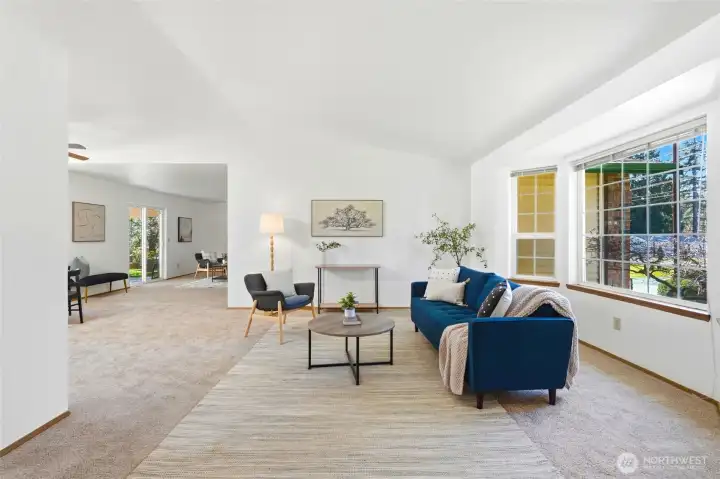 Fresh interior & exterior paint and brand-new carpet and pad throughout