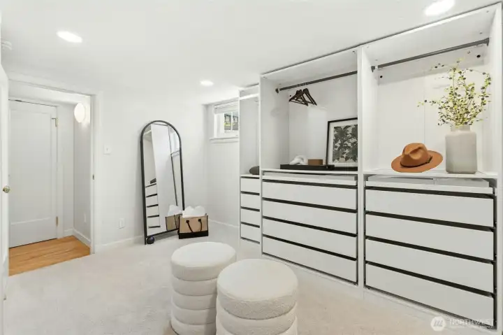 Currently used as an extraordinary walk-in closet.