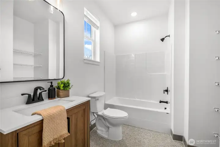 Enjoy the spa like bathroom!