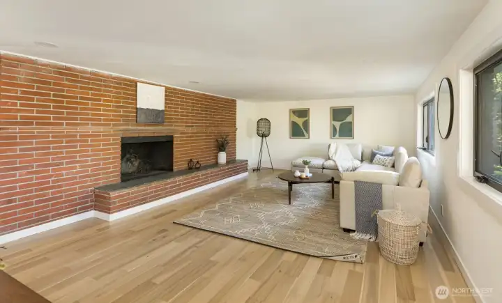 Light filled basement Rec Room