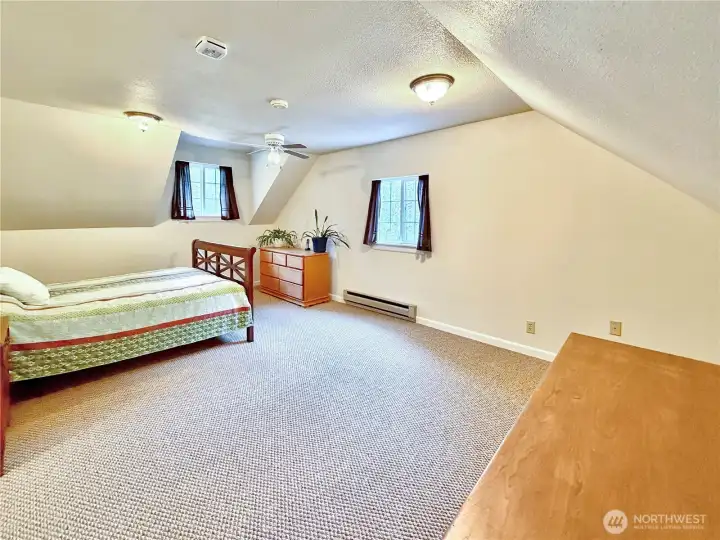 Bedroom 2 - very generous size with walk in closet.