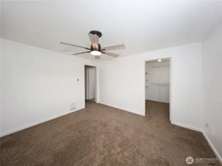 Large walk in closet