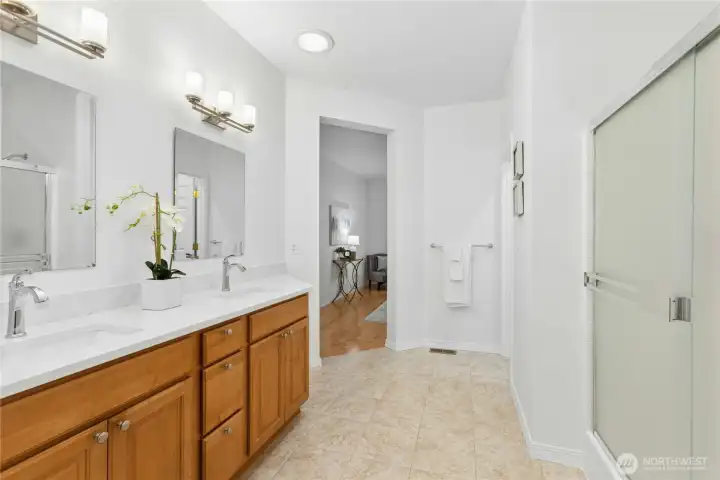 Ceiling solar tubes add natural light. Slide out storage installed in cabinets in 2024.