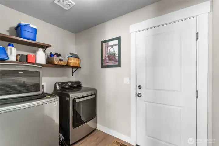 Laundry room.
