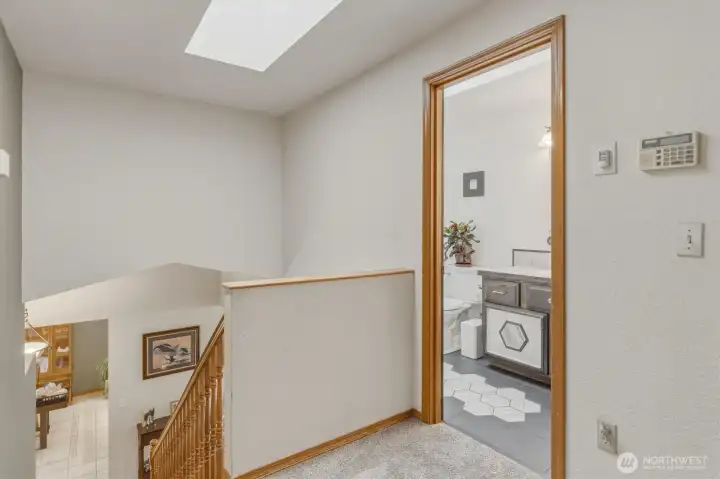 Upstairs landing